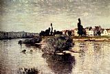 Claude Monet The Seine At Lavacourt painting